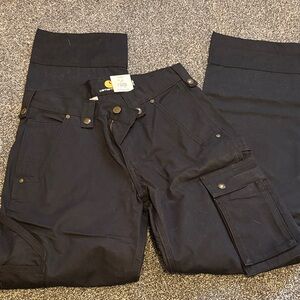 Carhartt Black Utility Cargo Work Pants